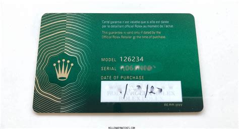 rolex watch warranty card|Rolex new style warranty card.